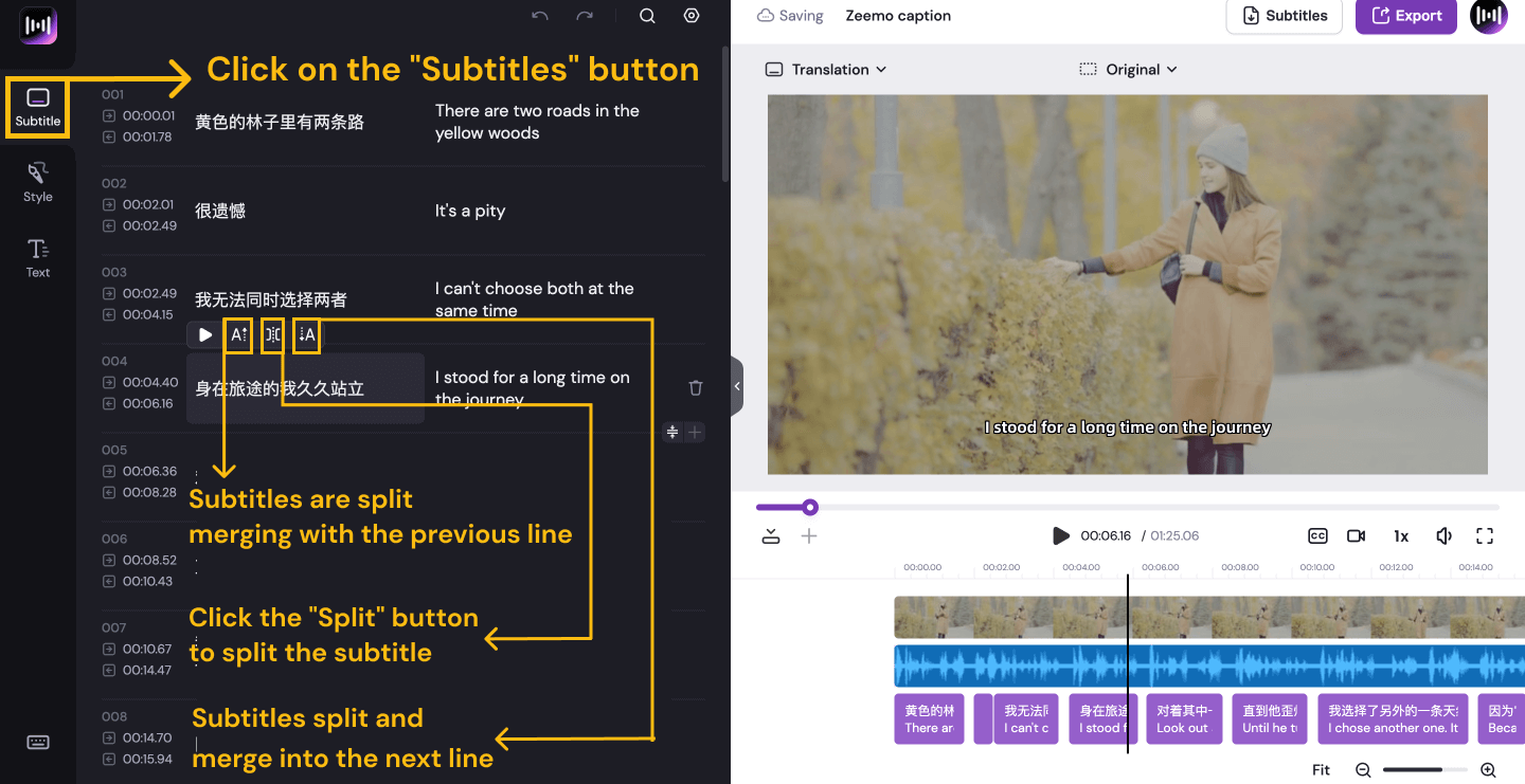 How to add subtitles to videos on your computer | Zeemo Blog