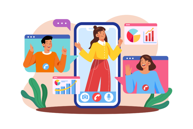 Employees hold meetings on their phones and use Zeemo to convert meeting audio to text