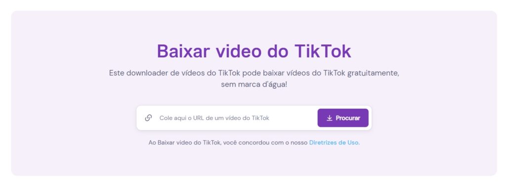 baixar video do tiktok
