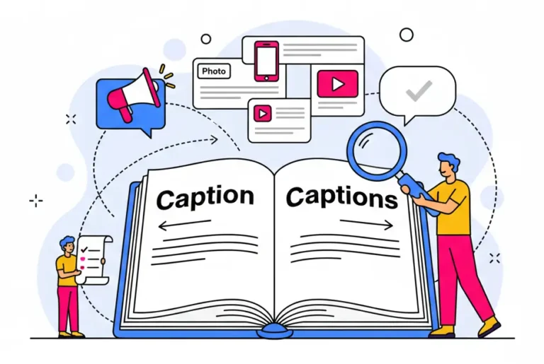 Cover Image: Exploring the difference between caption and captions and their usage