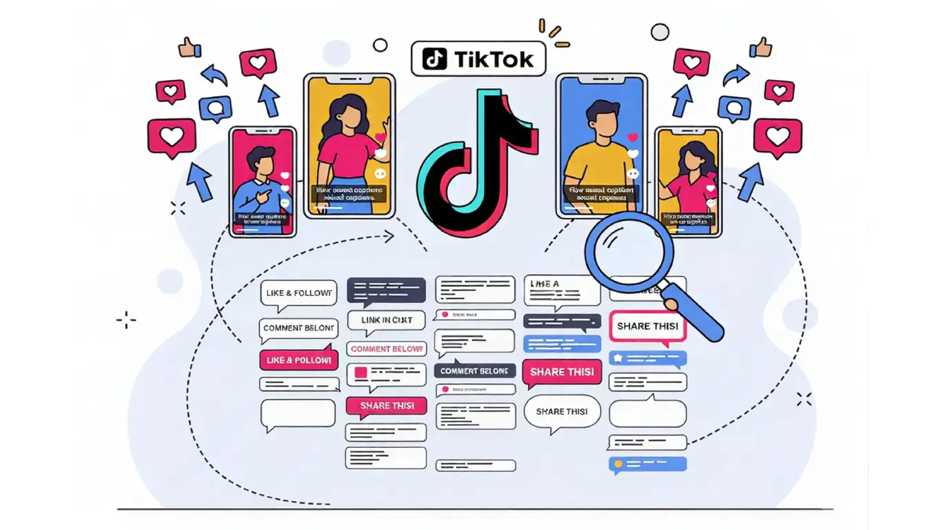 The cover image shows captions make TikTok videos more popular