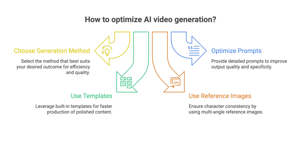 A summary of tips for optimizing video generation